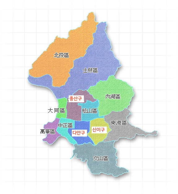 대만 지도