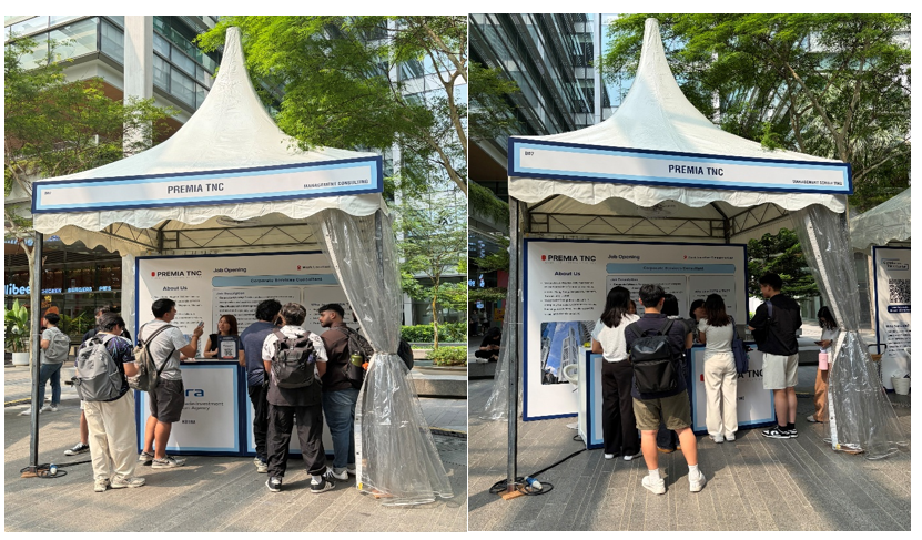 Premia TNC Singapore Connects with Future Talent at NUS Korea High-Tech Job Fair